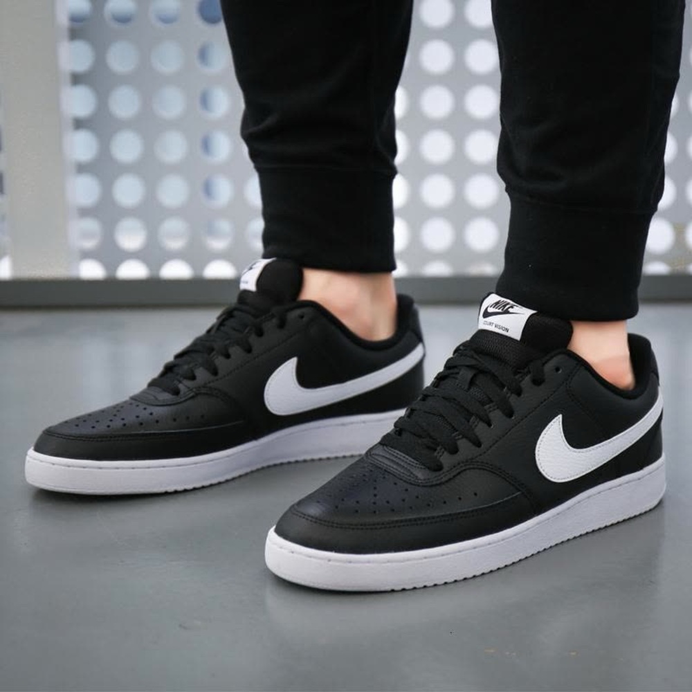 Nike Court Vision Low Next sneakers in black size 11